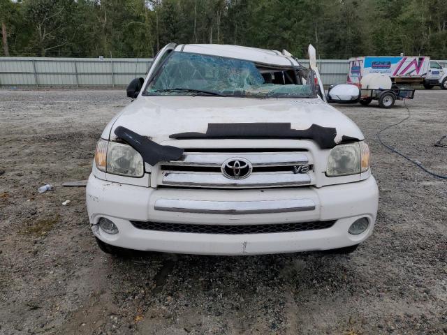 5TBRT34116S472418 - 2006 TOYOTA TUNDRA ACCESS CAB SR5 WHITE photo 5