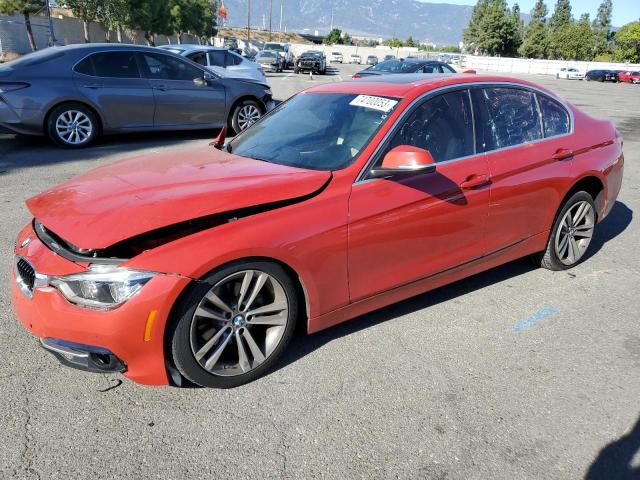 WBA8B9G50HNU51797 - 2017 BMW 330 I RED photo 1