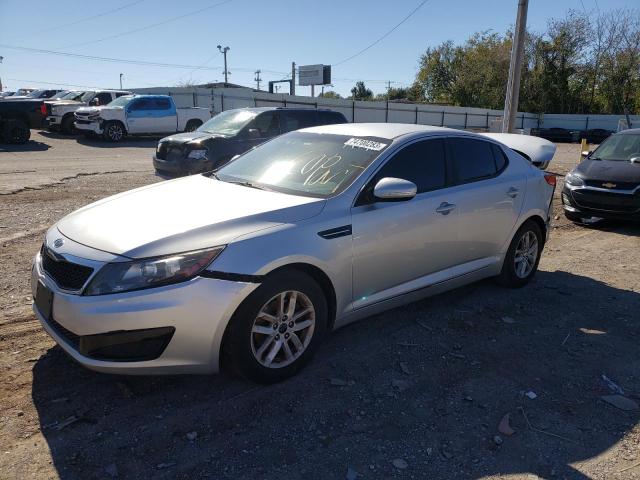 KNAGM4A78B5147918 - 2011 KIA OPTIMA LX SILVER photo 1