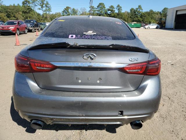 JN1EV7AP7JM356891 - 2018 INFINITI Q50 LUXE GRAY photo 6