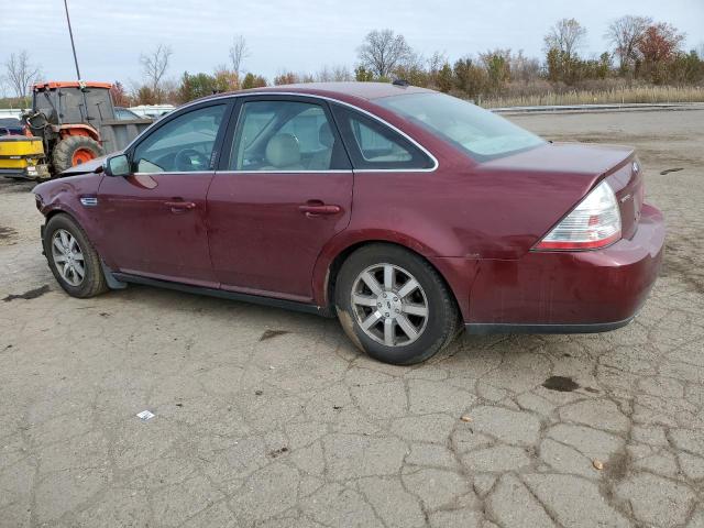 1FAHP24W08G119765 - 2008 FORD TAURUS SEL BURGUNDY photo 2