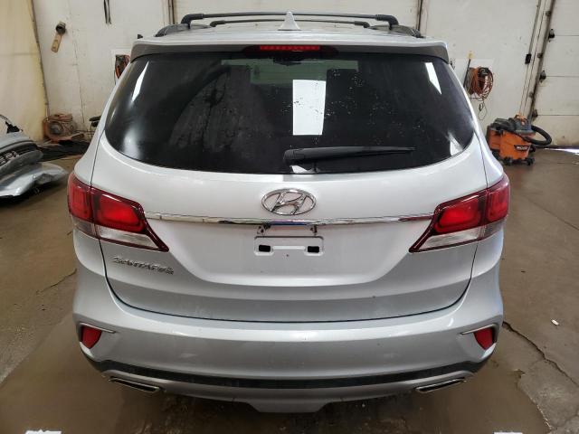 KM8SM4HF0HU234040 - 2017 HYUNDAI SANTA FE SE SILVER photo 6