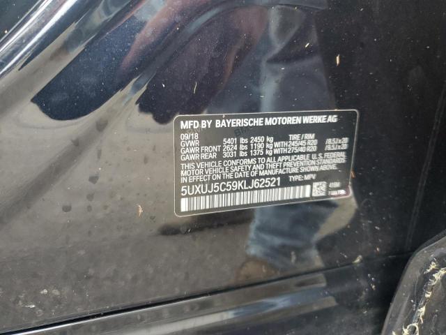 5UXUJ5C59KLJ62521 - 2019 BMW X4 M40I BLUE photo 14