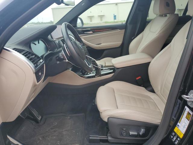 5UXUJ5C59KLJ62521 - 2019 BMW X4 M40I BLUE photo 7