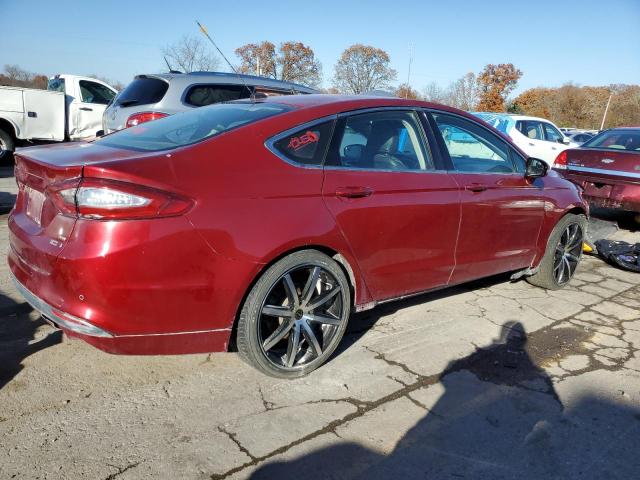 1FA6P0HD8G5126848 - 2016 FORD FUSION SE BURGUNDY photo 3