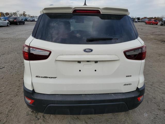 MAJ6S3JL2KC300676 - 2019 FORD ECOSPORT SES WHITE photo 6