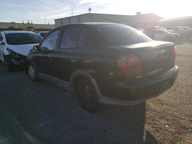 JTDBT123210200876 - 2001 TOYOTA ECHO BLACK photo 2