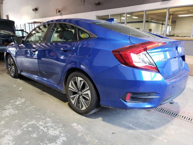 JHMFC1F77JX029885 - 2018 HONDA CIVIC EXL BLUE photo 2