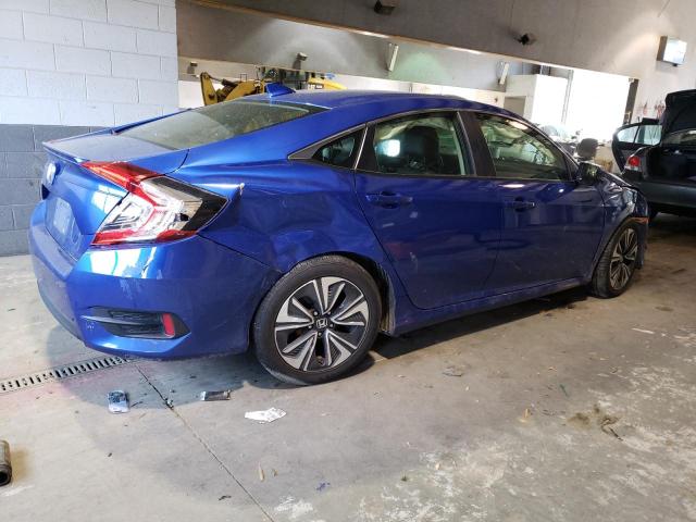 JHMFC1F77JX029885 - 2018 HONDA CIVIC EXL BLUE photo 3