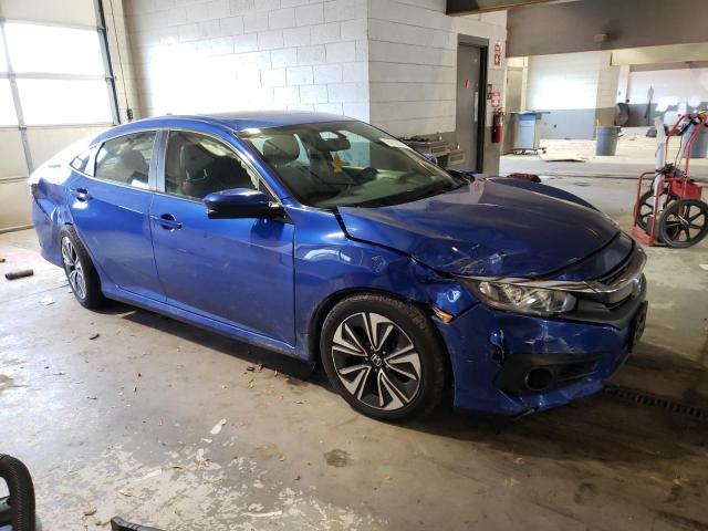 JHMFC1F77JX029885 - 2018 HONDA CIVIC EXL BLUE photo 4