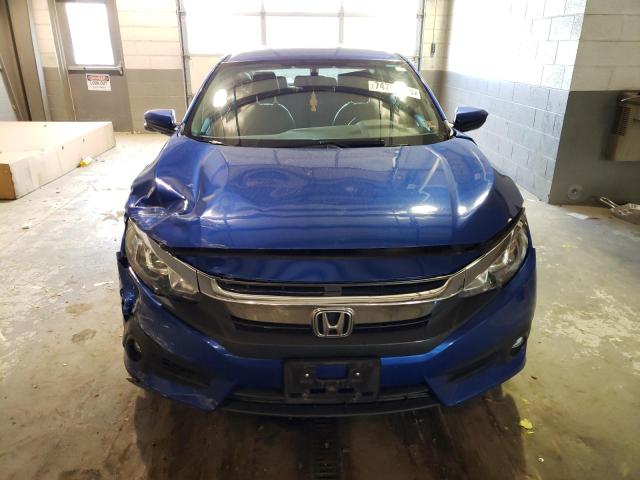 JHMFC1F77JX029885 - 2018 HONDA CIVIC EXL BLUE photo 5