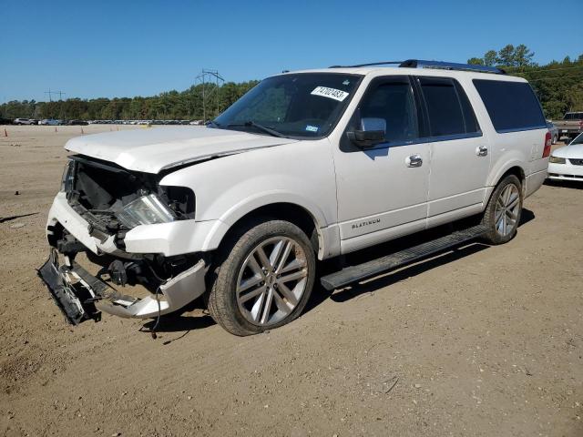 1FMJK1LT4HEA39050 - 2017 FORD EXPEDITION EL PLATINUM WHITE photo 1