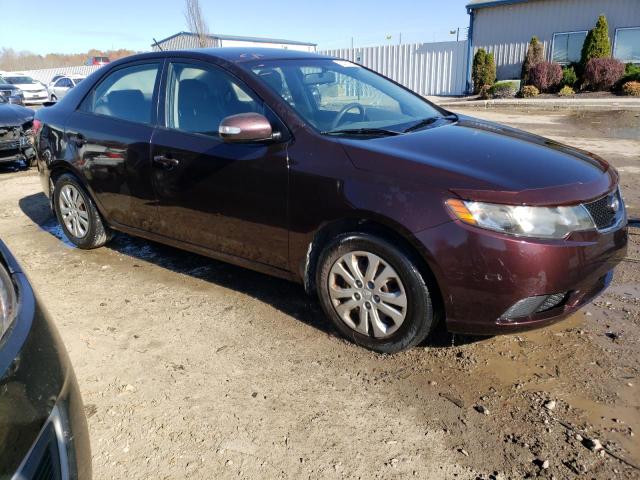 KNAFU4A27A5867578 - 2010 KIA FORTE EX BURGUNDY photo 4