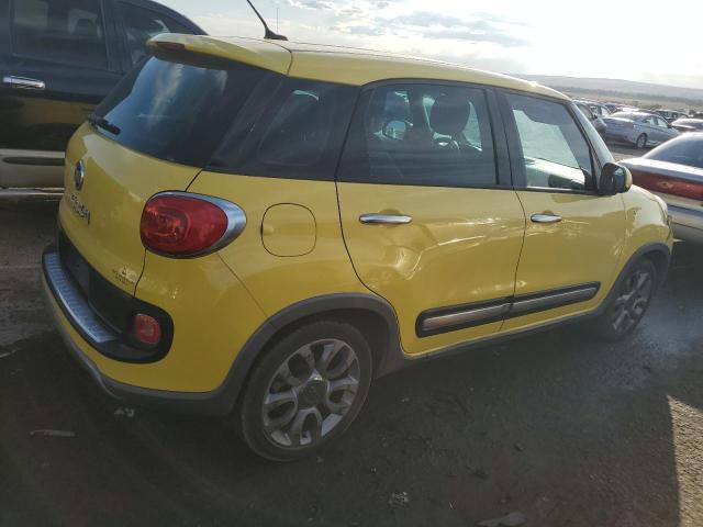 ZFBCFADH4EZ029332 - 2014 FIAT 500L TREKKING YELLOW photo 3