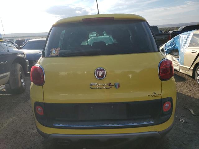 ZFBCFADH4EZ029332 - 2014 FIAT 500L TREKKING YELLOW photo 6