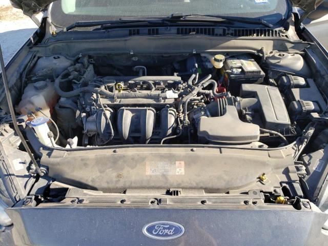 3FA6P0G77GR132858 - 2016 FORD FUSION S GRAY photo 11