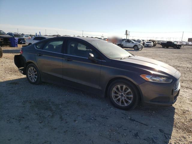 3FA6P0G77GR132858 - 2016 FORD FUSION S GRAY photo 4