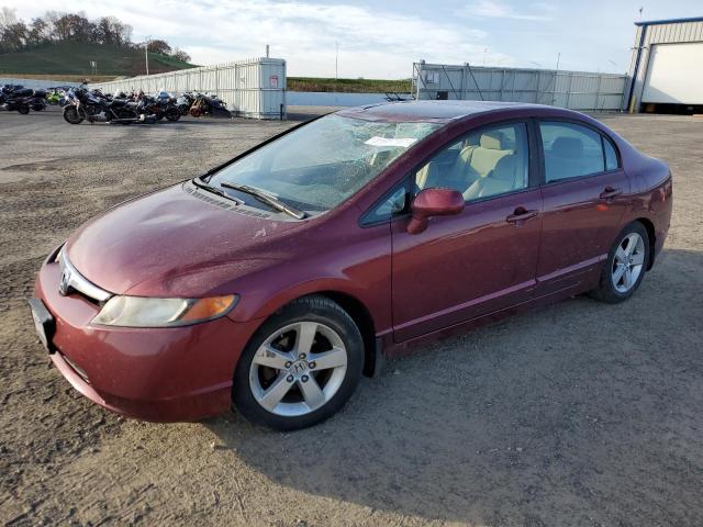 1HGFA16808L043095 - 2008 HONDA CIVIC EX MAROON photo 1