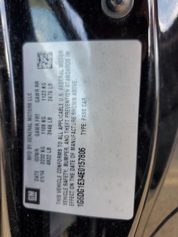 1G6DG1E34E0157806 - 2014 CADILLAC CTS PERFORMANCE COLLECTION Schwarz Foto 12