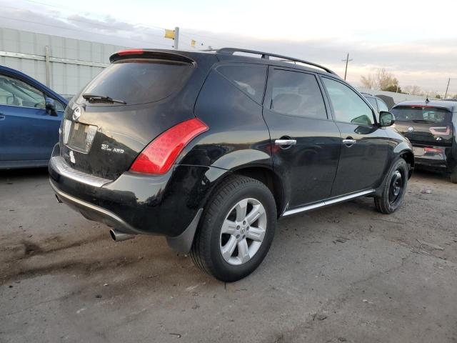 JN8AZ08W97W665803 - 2007 NISSAN MURANO SL BLACK photo 3