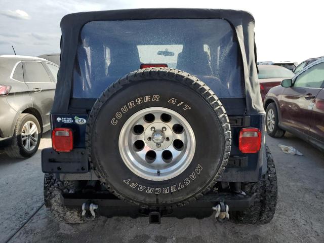 1J4FA39S14P775346 - 2004 JEEP WRANGLER X BLUE photo 6