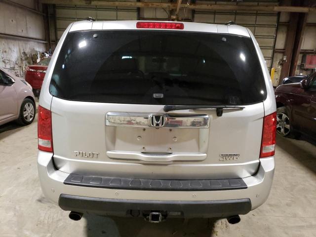 5FNYF4H9XBB087874 - 2011 HONDA PILOT TOURING SILVER photo 6