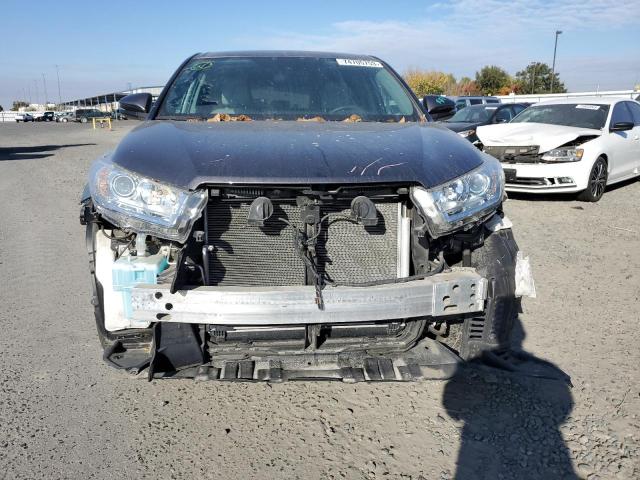 5TDZZRFH6KS311284 - 2019 TOYOTA HIGHLANDER LE CHARCOAL photo 5