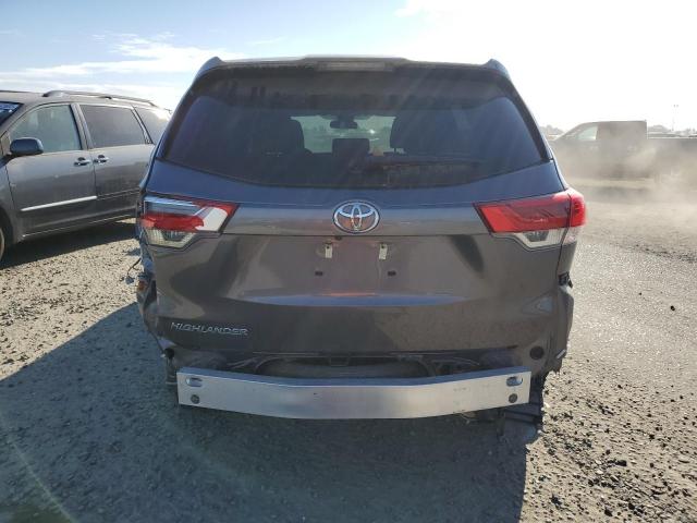 5TDZZRFH6KS311284 - 2019 TOYOTA HIGHLANDER LE CHARCOAL photo 6