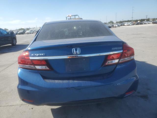 2HGFB2F56DH528843 - 2013 HONDA CIVIC LX BLUE photo 6