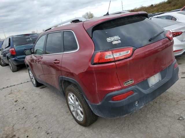 1C4PJLCB7EW270311 - 2014 JEEP CHEROKEE LATITUDE MAROON photo 2