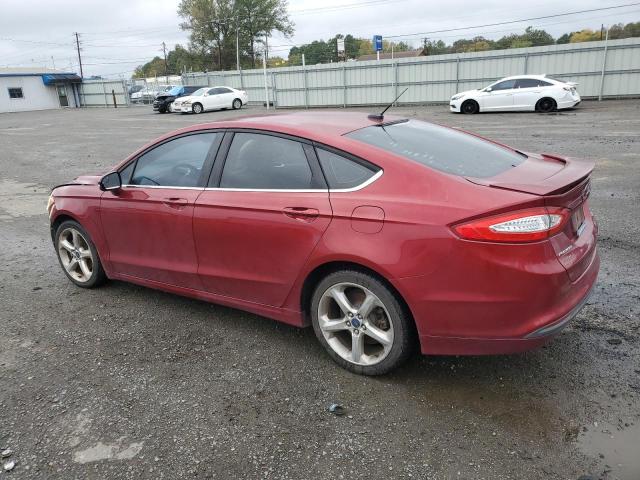 3FA6P0HR5ER255085 - 2014 FORD FUSION SE RED photo 2