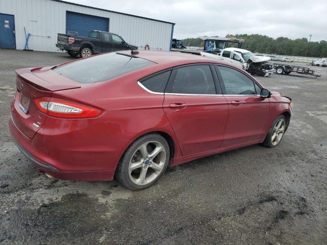 3FA6P0HR5ER255085 - 2014 FORD FUSION SE RED photo 3