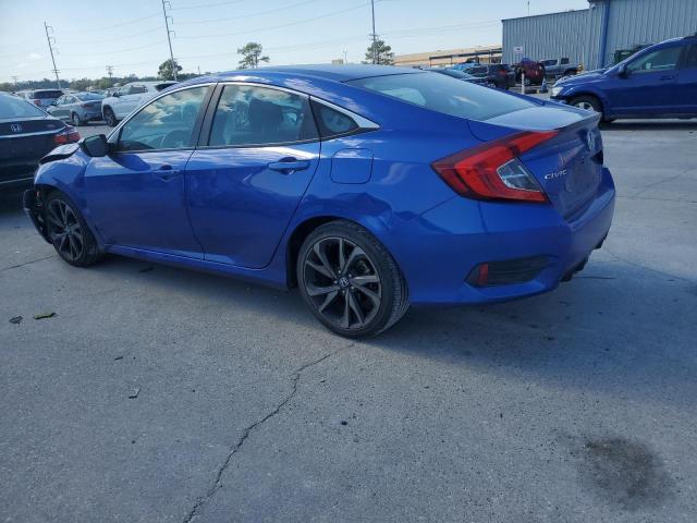 2HGFC2F85LH549186 - 2020 HONDA CIVIC SPORT BLUE photo 2