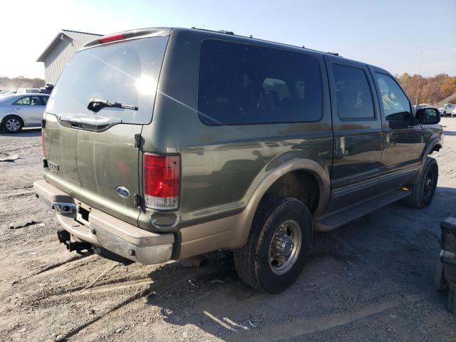 1FMNU43S12EB96918 - 2002 FORD EXCURSION LIMITED GREEN photo 3