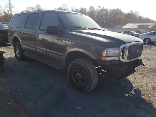 1FMNU43S12EB96918 - 2002 FORD EXCURSION LIMITED GREEN photo 4