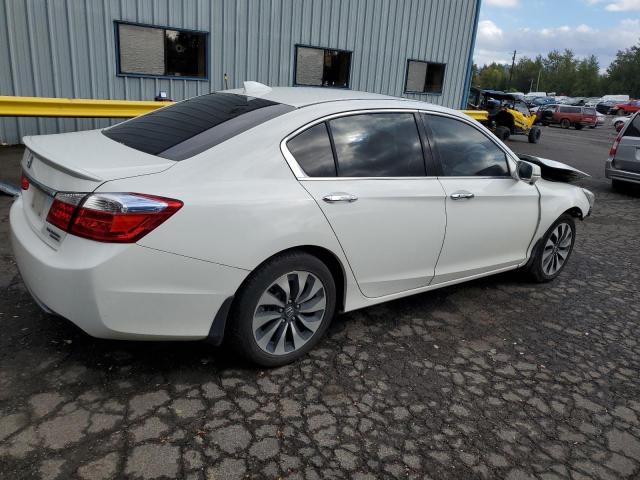 1HGCR6F7XEA000228 - 2014 HONDA ACCORD TOURING HYBRID WHITE photo 3