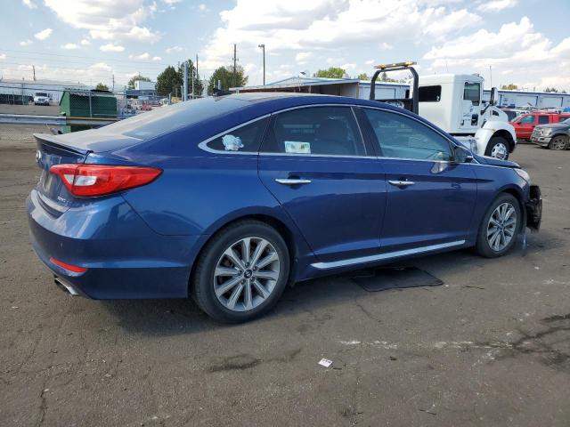 5NPE34AF7GH404739 - 2016 HYUNDAI SONATA SPORT BLUE photo 3