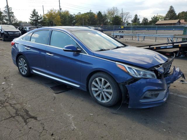 5NPE34AF7GH404739 - 2016 HYUNDAI SONATA SPORT BLUE photo 4