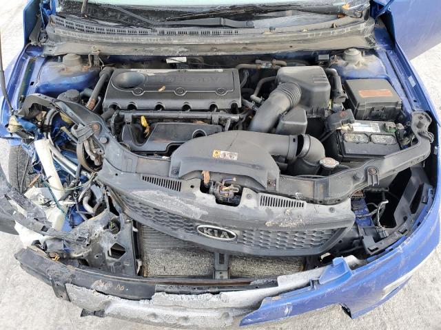 KNAFU6A26D5679814 - 2013 KIA FORTE EX BLUE photo 11