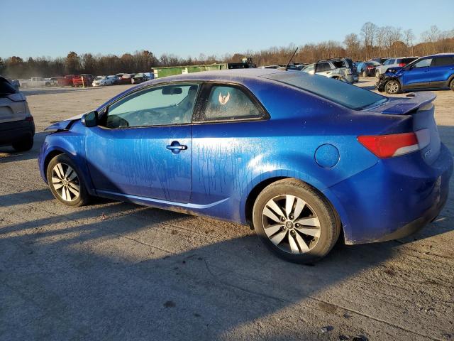 KNAFU6A26D5679814 - 2013 KIA FORTE EX BLUE photo 2