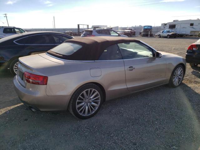 WAUJFAFH4AN011400 - 2010 AUDI A5 PREMIUM PLUS BEIGE photo 3