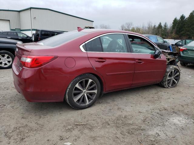 4S3BNAN62H3028003 - 2017 SUBARU LEGACY 2.5I LIMITED BURGUNDY photo 3