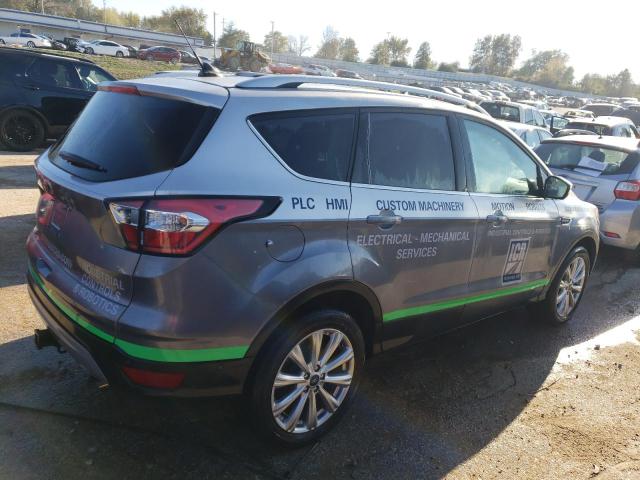 1FMCU9J96JUD59247 - 2018 FORD ESCAPE TITANIUM GRAY photo 3