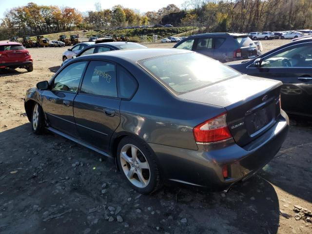 4S3BL626297221964 - 2009 SUBARU LEGACY 2.5I LIMITED GRAY photo 2