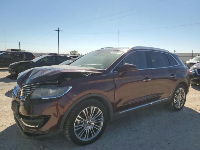 2LMPJ6LR3HBL45087 - 2017 LINCOLN MKX RESERVE برغندي صورة 1