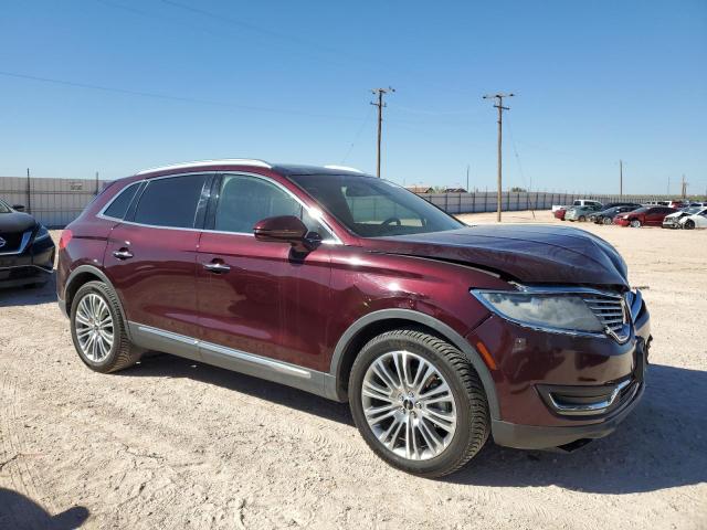 2LMPJ6LR3HBL45087 - 2017 LINCOLN MKX RESERVE برغندي صورة 4