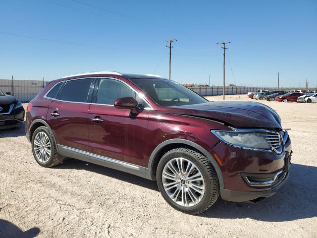 2LMPJ6LR3HBL45087 - 2017 LINCOLN MKX RESERVE BURGUNDY photo 4