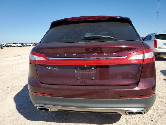 2LMPJ6LR3HBL45087 - 2017 LINCOLN MKX RESERVE برغندي صورة 6