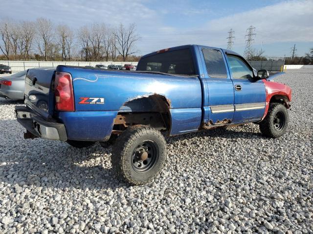 1GCEK19T33E257681 - 2003 CHEVROLET silverado K1500 BLUE photo 3