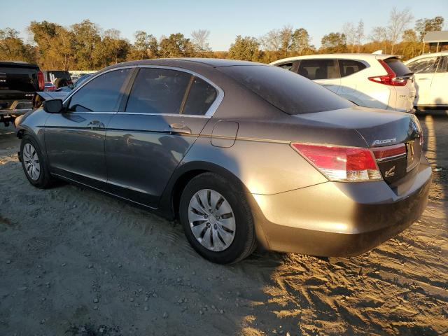 1HGCP2F36CA230812 - 2012 HONDA ACCORD LX GRAY photo 2